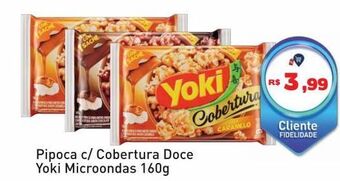 Tonin Superatacado Pipoca c/ cobertura doce yoki microondas 160g oferta