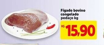 Figado Bovino Congelado pedaco 1kg