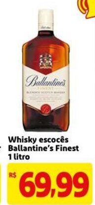 Mercado Extra Whisky escoces Ballantine's Finest 1L oferta