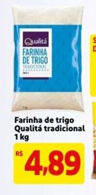 Mercado Extra Farinha de trigo Qualita tradicional 1kg oferta