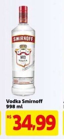 Mercado Extra Vodka Smirnoff 998ml oferta