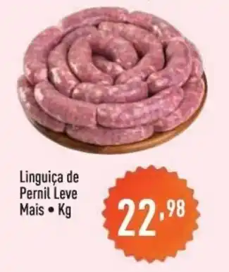 Supermercados Pague Menos Linguica de pernil Leve mais 1kg oferta