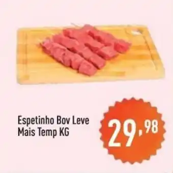 Supermercados Pague Menos Espetinho Bov Leve Mais Temp 1kg oferta