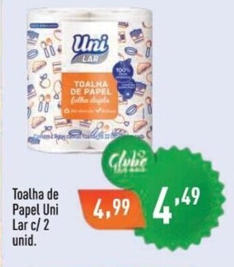 Supermercados Pague Menos Toalha de Papel Uni Lar c/2 unid. oferta
