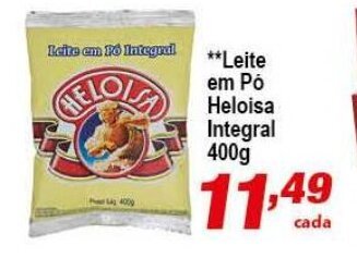 Leite em po Heloisa Integral 400g