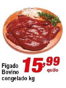Ricoy Supermercados Figado Bovino Congelado 1kg oferta