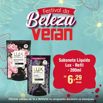 Veran Supermercados Sabonete Liquido Lux Refil 200ml oferta