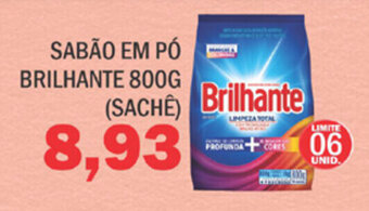 Supermercados Mendonça Sabao em po Brilhante 800g sache oferta