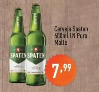 Supermercados Pague Menos Cerveja Spaten 600ml LN Puro Malte oferta
