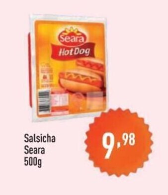 Supermercados Pague Menos Salsicha Seara 500g oferta