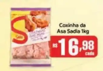 Supermercados Pague Menos Coxinha da asa Sadia 1kg oferta