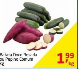Tenda Atacado Batata doce rosada ou pepino comum kg oferta
