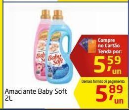 Tenda Atacado Amaciante baby soft 2l oferta