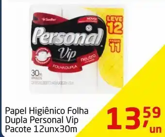 Papel higiênico personal 12unx30m