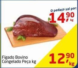 Fígado bovino congelado kg