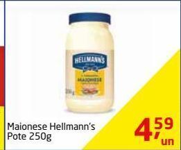 Tenda Atacado Maionese hellmann´s 250g oferta