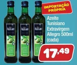 Costazul Supermercados Azeite extravirgem allegro 500ml oferta