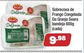 Costazul Supermercados Sobrecoxa de frango seara 600g oferta