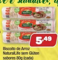Costazul Supermercados Biscoito de arroz naturallife sem glúten oferta