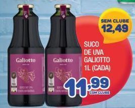 Costazul Supermercados Suco de uva galiotto 1l oferta