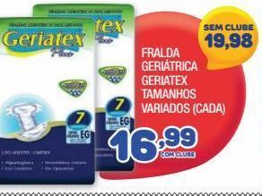 Costazul Supermercados Fralda geriátrica geriatex oferta