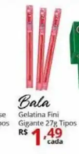 Ricoy Supermercados Bala Gelatina Fini Gigante 27g tipos oferta