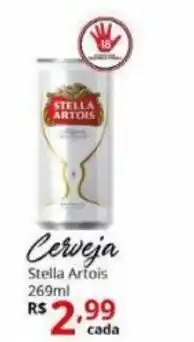 Ricoy Supermercados Cerveja Stella Artois 269ml oferta