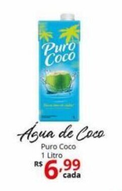 Ricoy Supermercados Agua de Coco Puro Coco 1L oferta