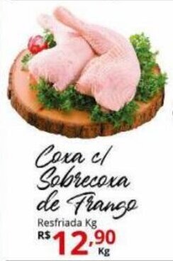 Ricoy Supermercados Coxa c/ Sobrecoxa de Frango Resfriada 1kg oferta