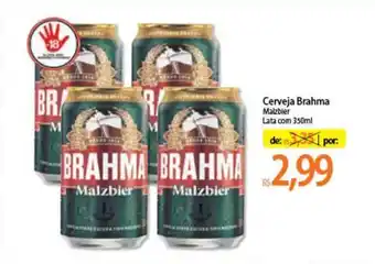 Atacadão Cerveja Brahma Malzbier 350ml oferta