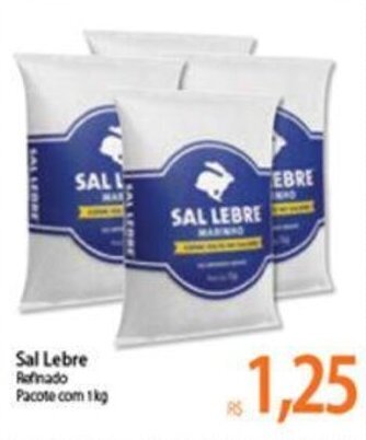 Atacadão Sal Lebre 1kg oferta