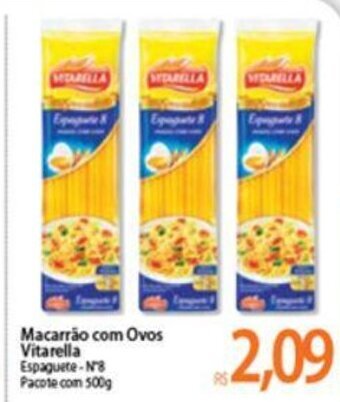 Atacadão Macarrao com Ovos Vitarella 500g oferta