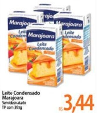 Atacadão Leite Condensado Marajoara 395g oferta