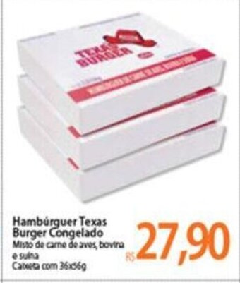 Atacadão Hamburguer Texas Burger Congelado oferta