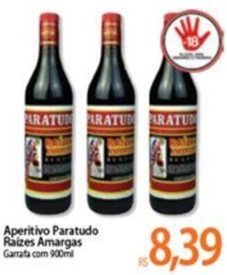Atacadão Aperitivo Paratudo raizes Amargas 900ml oferta