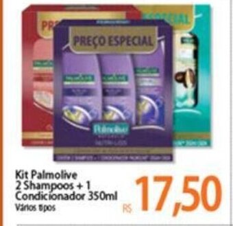 Atacadão Kit Palmolive 2 Shampoo + 1 Condiconador 350ml oferta