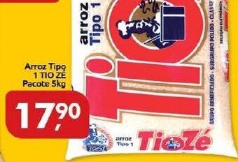 Supermercados Nori Arroz Tipo 1 Tio Ze pacote 5kg oferta