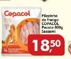 Supermercados Nori Filezinho de Frango Copacol 800g Sassami oferta