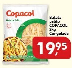 Supermercados Nori Batata Palito Copacol 2kg congelada oferta
