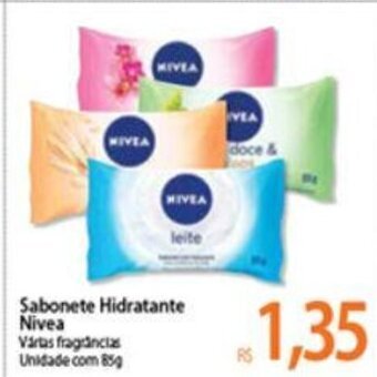 Atacadão Sabonete Hidratante Nivea 85g oferta