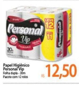 Papel Higiénico Personal Vip