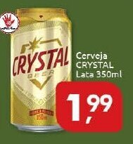 Supermercados Nori Cerveja Crystal Lata 350ml oferta