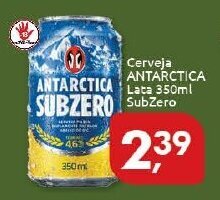 Supermercados Nori Cerveja Antarctica Lata 350ml Subzero oferta