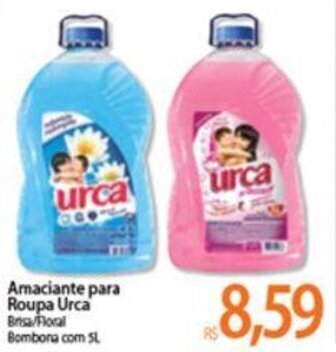 Atacadão Amaciante para Roupas Urca 5L oferta