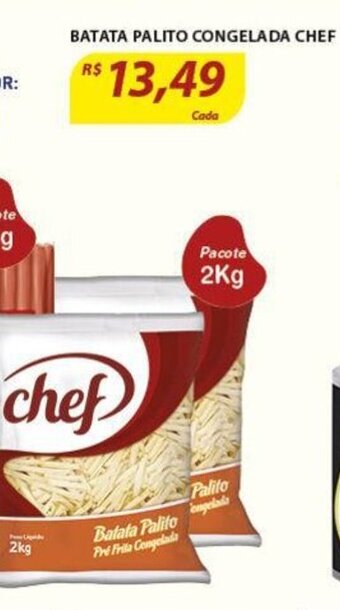 Assaí Atacadista Batata Palito Congelada Chef 2kg oferta