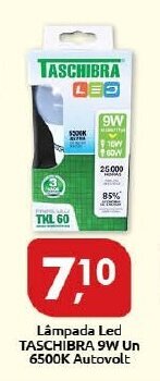 Lampada LED Taschibra 9W 6500K Autovolt