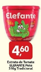 Supermercados Nori Extrato de Tomate Elefante Pote 310g Tradicional oferta