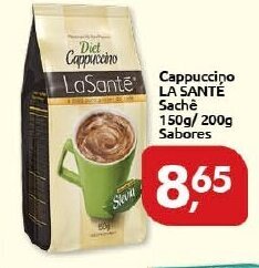 Supermercados Nori Cappuccino La Sante sache 150g/200g sabores oferta