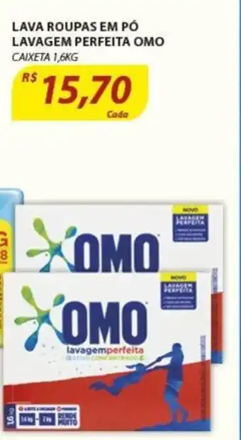 Assaí Atacadista Lava roupas em po Labagem Perfeita Omo 1.6kg oferta