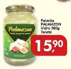 Supermercados Nori Palmito Palmazon Vidro 300g Tolete oferta